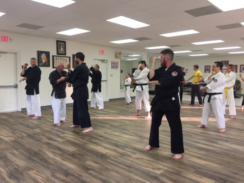 Blackbelts leading instruction